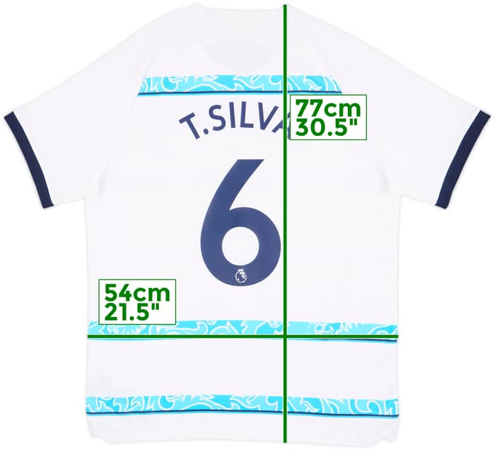 2022-23 Chelsea Away Shirt T.Silva #6 - 8/10 - (L)