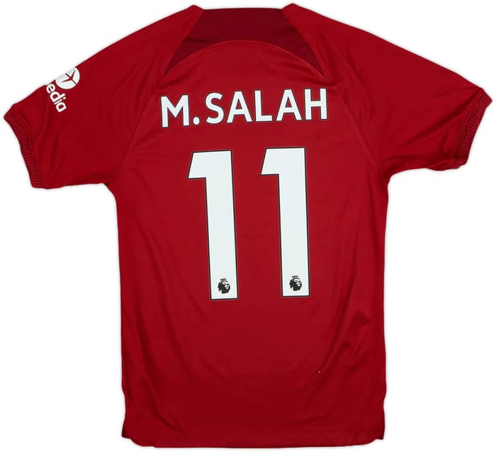 2022-23 Liverpool Home Shirt M.Salah #11 - 7/10 - (XS)