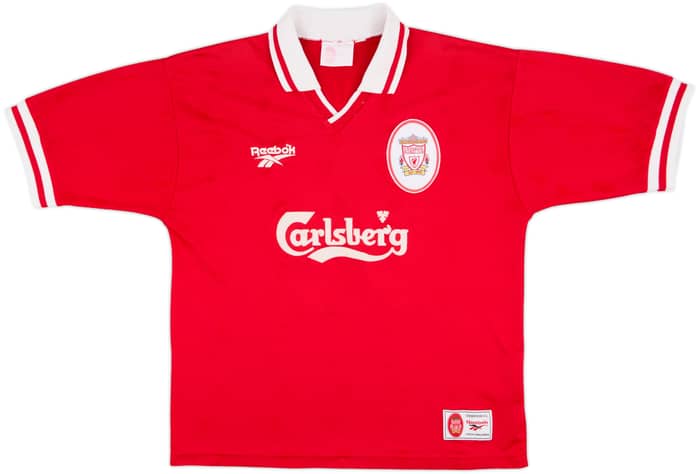1996-98 Liverpool Home Shirt Owen #18 - 9/10 - (L)