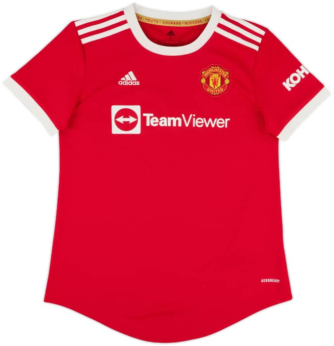 2021-22 Manchester United Home Shirt Ronaldo #7 - 10/10 - (Women's S)