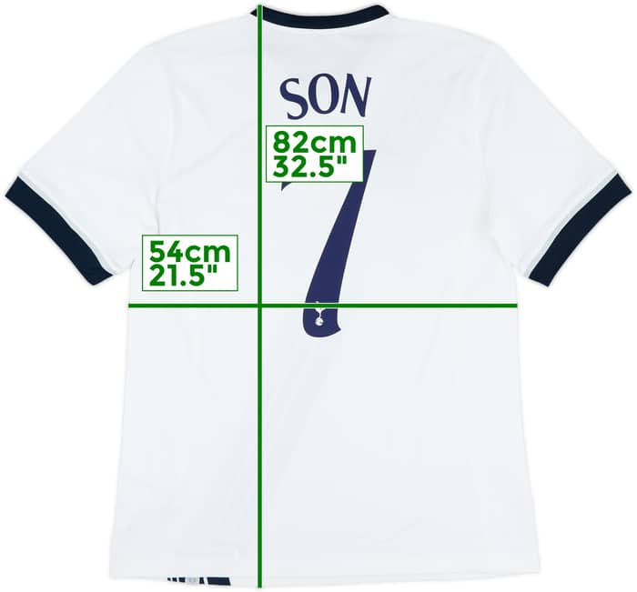 2015-16 Tottenham Home Shirt Son #7 - 8/10 - (XL)