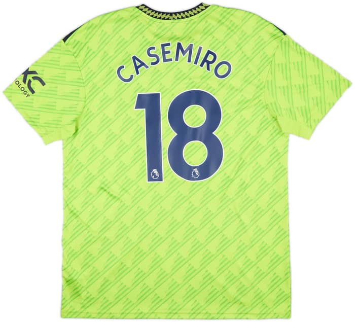 2022-23 Manchester United Third Shirt Casemiro #18 - 8/10 - (XL)