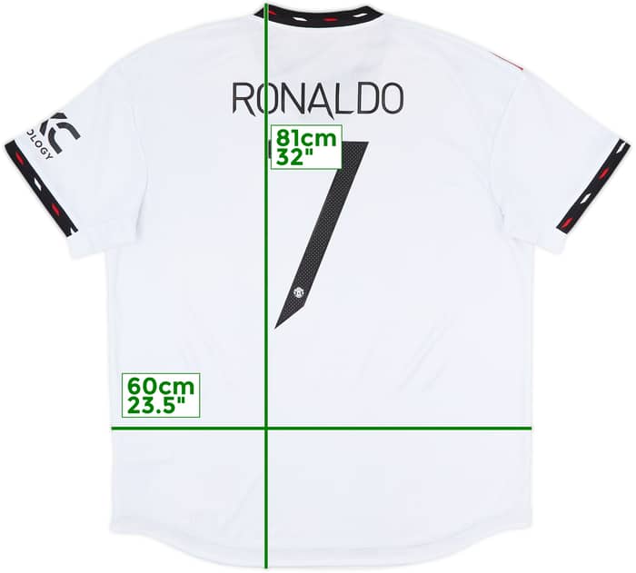 2022-23 Manchester United Authentic Away Shirt Ronaldo #7 - 6/10 - (XL)