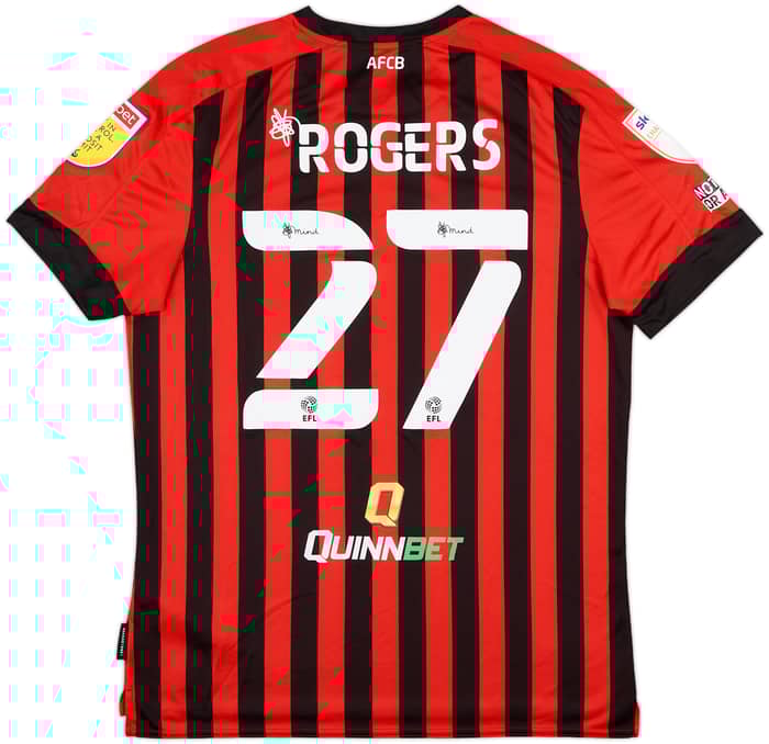 2021-22 Bournemouth Home Shirt Rogers #27 - 9/10 - (L)