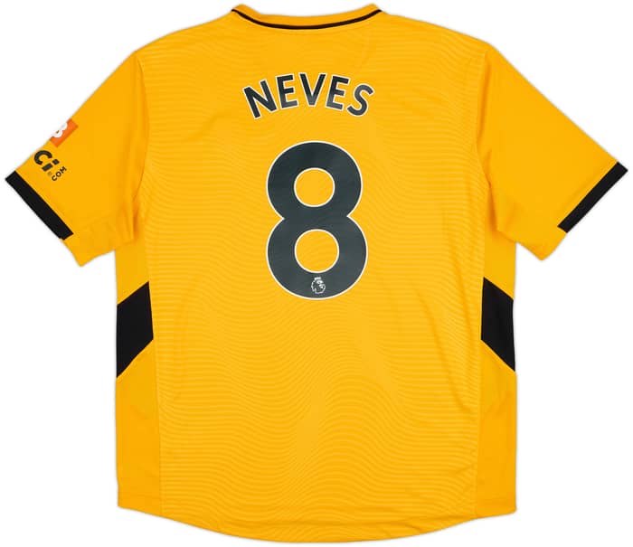 2021-22 Wolves Home Shirt Neves #8 - 9/10 - (XL)