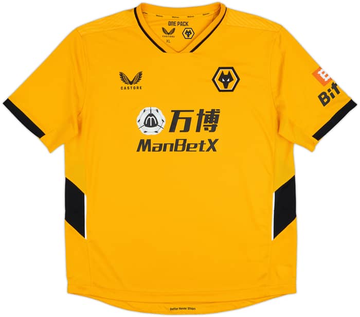 2021-22 Wolves Home Shirt Neves #8 - 9/10 - (XL)