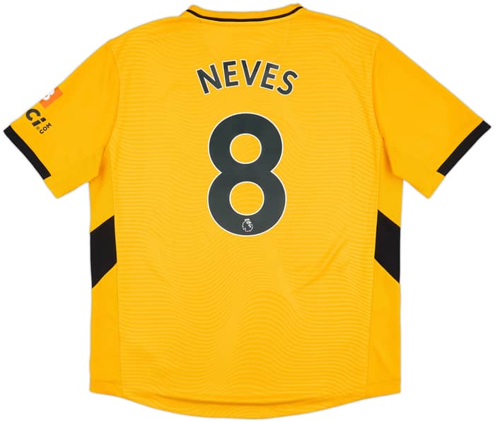 2021-22 Wolves Home Shirt Neves #8 - 9/10 - (XL)