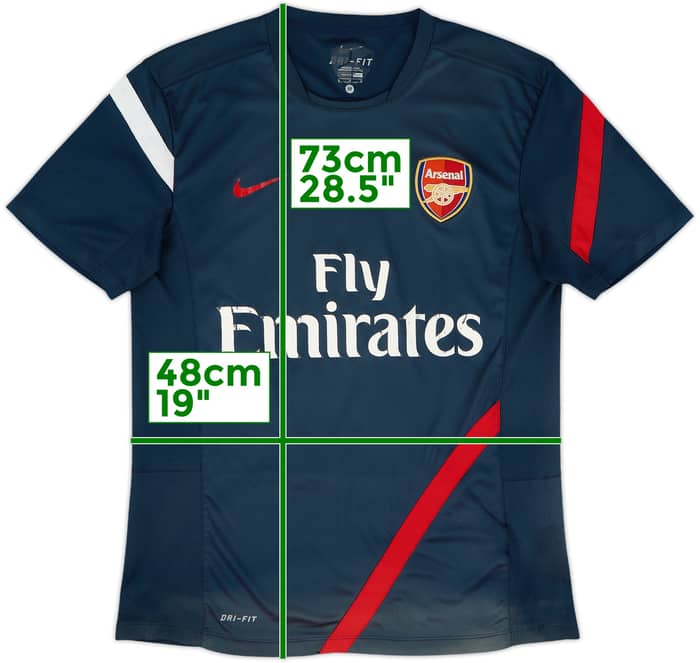 2010-11 Arsenal Nike Training Shirt - 5/10 - (M)