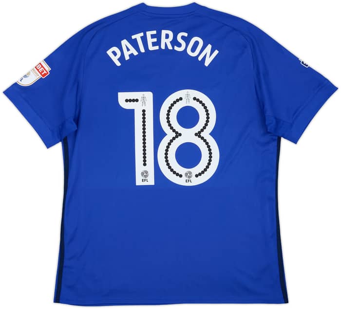 2017-18 Cardiff City Home Shirt Paterson #18 - 9/10 - (L)