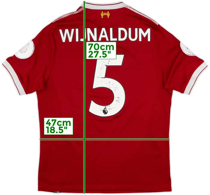 2017-18 Liverpool 125 Years Home Shirt Wijnaldum #5 - 4/10 - (S)