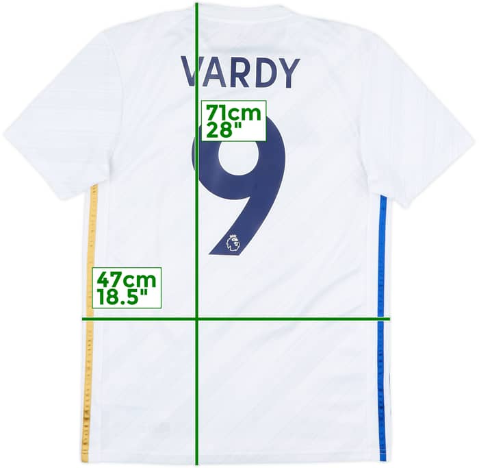 2020-21 Leicester Away Shirt Vardy #9 - 9/10 - (S)