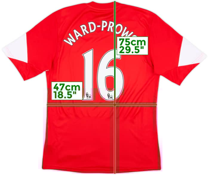 2013-14 Southampton Home Shirt Ward-Prowse #16 - 9/10 - (M)
