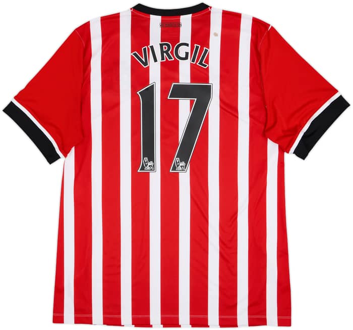 2016-17 Southampton Home Shirt Virgil #17 - 7/10 - (XXL)