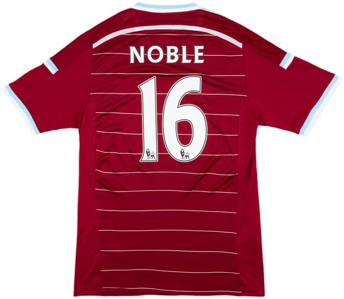 2014-15 West Ham Home Shirt Noble #16 - 10/10 - (L)