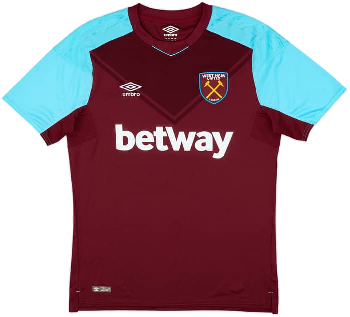 2017-18 West Ham Home Shirt Noble #16 - 10/10 - (L)