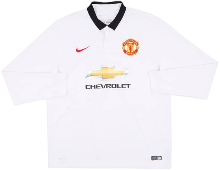 2014-15 Manchester United Away L/S Shirt Rooney #10 - 9/10 - (XL)