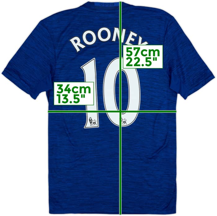 2016-17 Manchester United Away Shirt Rooney #10 - 8/10 - (XS)