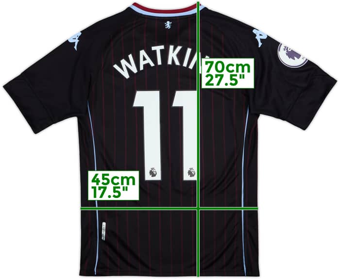 2020-21 Aston Villa Away Shirt Watkins #11 - 10/10 - (S)