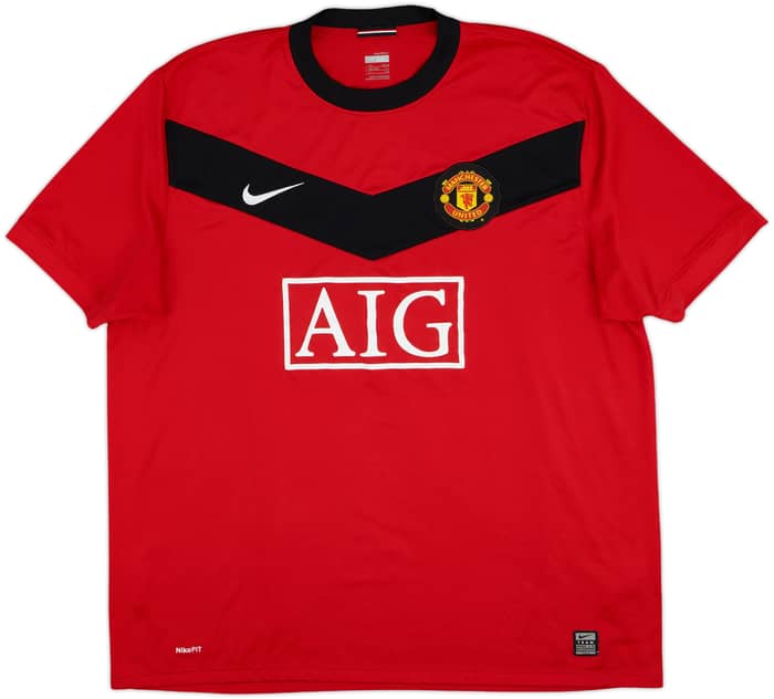 2009-10 Manchester United Home Shirt Rooney #10 - 9/10 - (XXL)