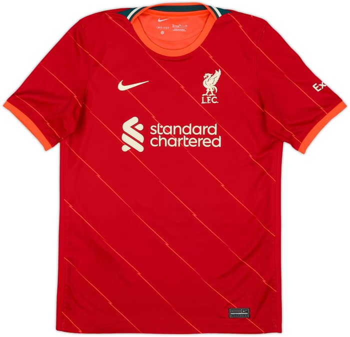 2021-22 Liverpool Home Shirt Firmino #9 - 8/10 - (XL.Boys)