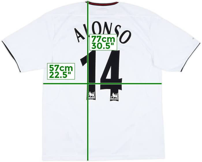 2003-04 Liverpool Away Shirt Alonso #14 - 9/10 - (L)