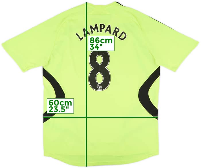 2007-08 Chelsea Away Shirt Lampard #8 - 6/10 - (XL)