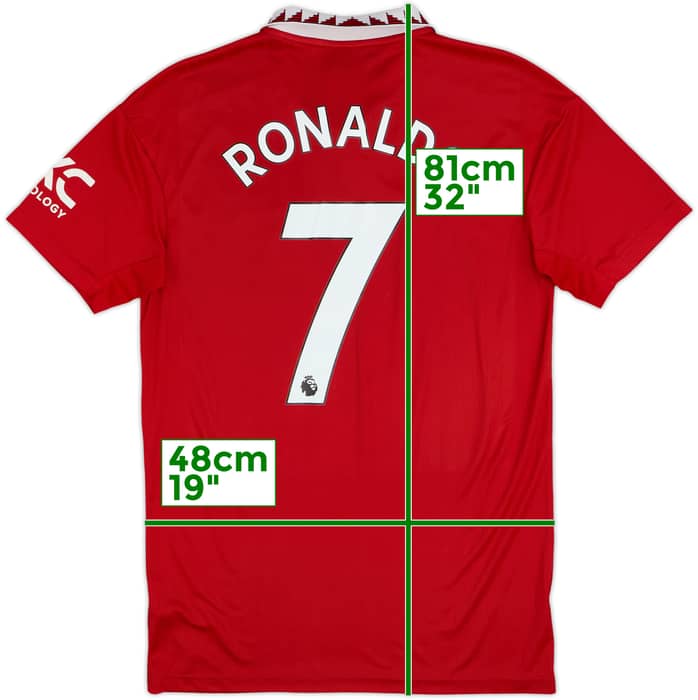 2022-23 Manchester United Home Shirt Ronaldo #7 - 6/10 - (M)