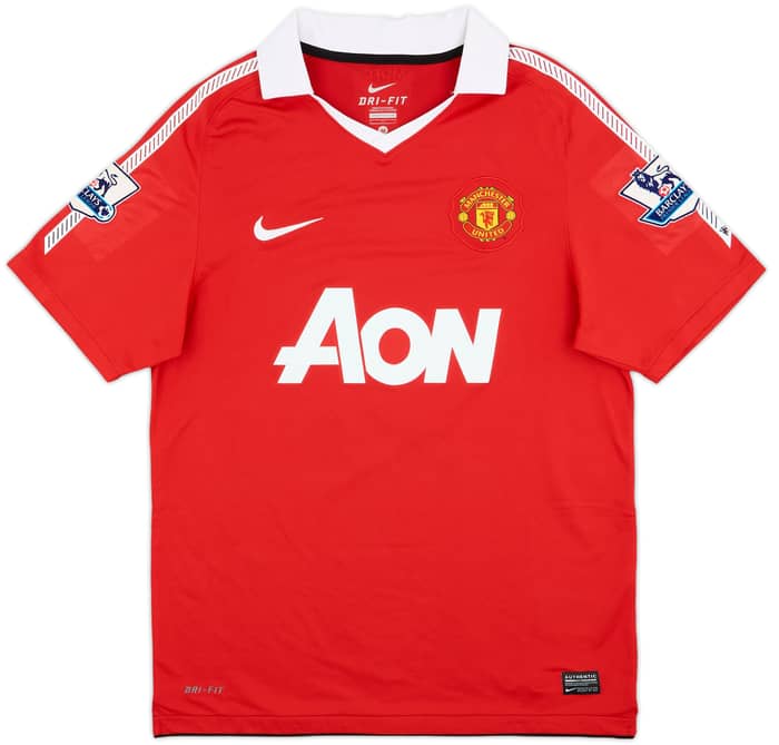 2010-11 Manchester United Home Shirt Rooney #10 - 7/10 - (M)