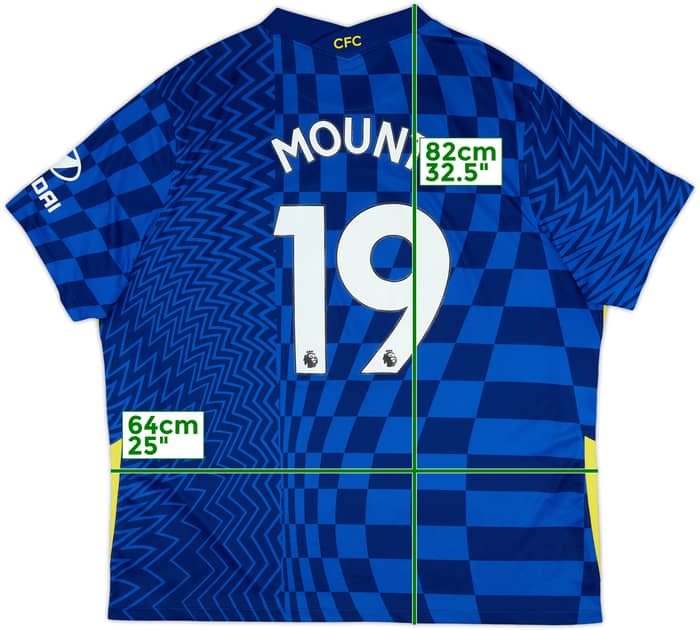 2021-22 Chelsea Home Shirt Mount #19 - 8/10 - (3XL)
