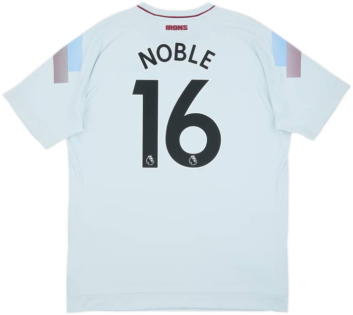 2018-19 West Ham Third Shirt Noble #16 - 9/10 - (XL)