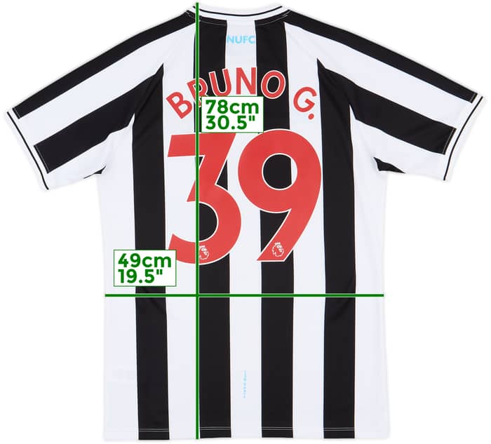 2022-23 Newcastle Home Shirt BrunoG.#39 - 8/10 - (M)