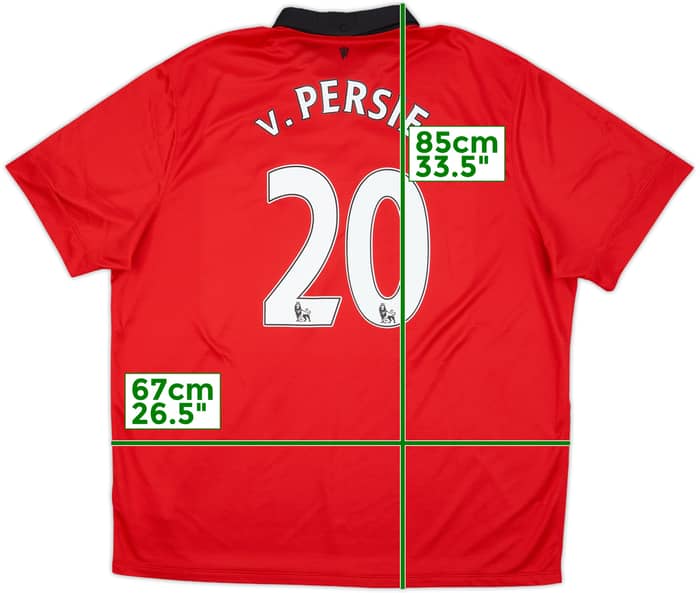 2013-14 Manchester United Home Shirt V.Persie #20 - 10/10 - (3XL)