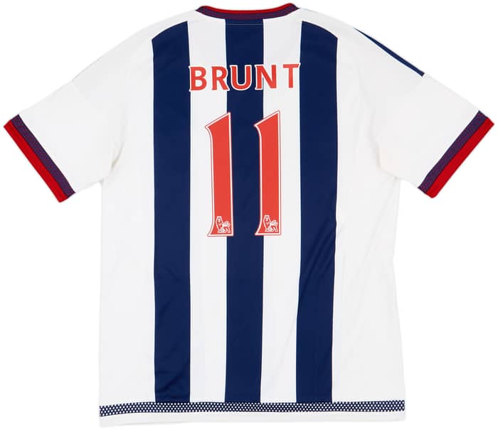 2015-16 West Brom Home Shirt Brunt #11 - 8/10 - (L)