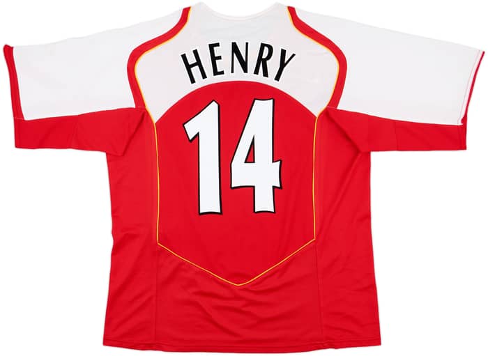 2004-05 Arsenal Home Shirt Henry #14 - 8/10 - (XL)