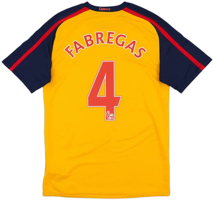 2008-09 Arsenal Away Shirt Fabregas #4 - 8/10 - (S)
