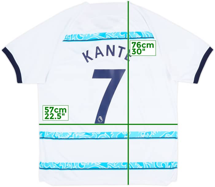 2022-23 Chelsea Away Shirt Kante #7 - 9/10 - (XL)