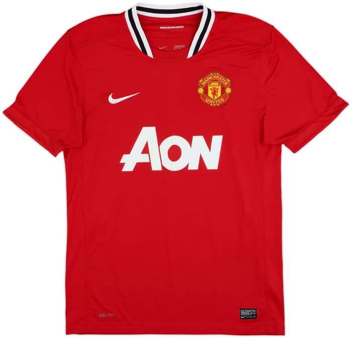 2011-12 Manchester United Home Shirt Berbatov #9 - 6/10 - (M)