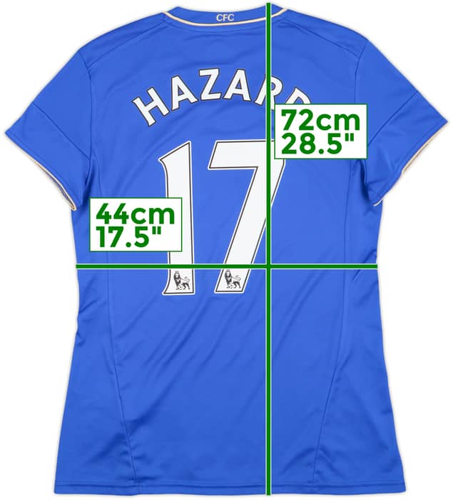 2012-13 Chelsea Home Shirt Hazard #17 - 9/10 - (Women's L)