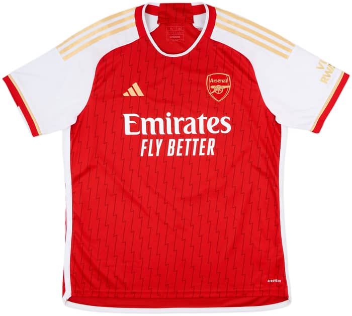 2023-24 Arsenal Home Shirt Saka #7 - 8/10 - (XL)