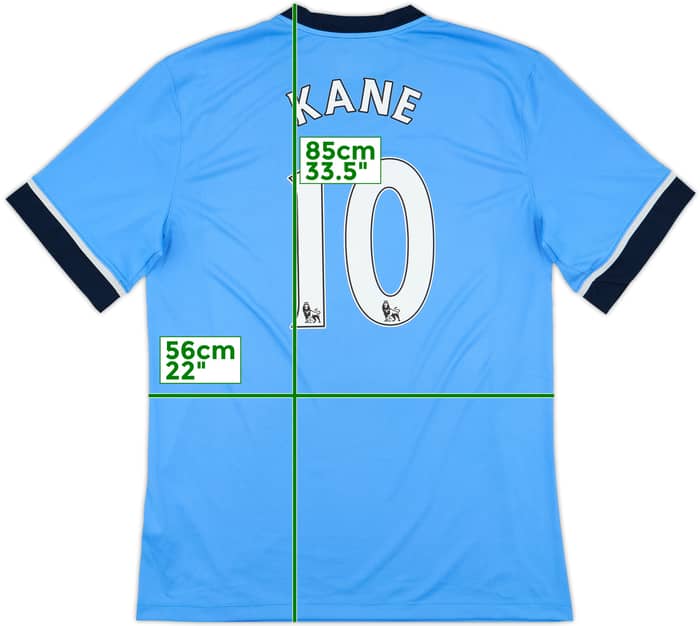 2015-16 Tottenham Away Shirt Kane #10 - 9/10 - (XL)