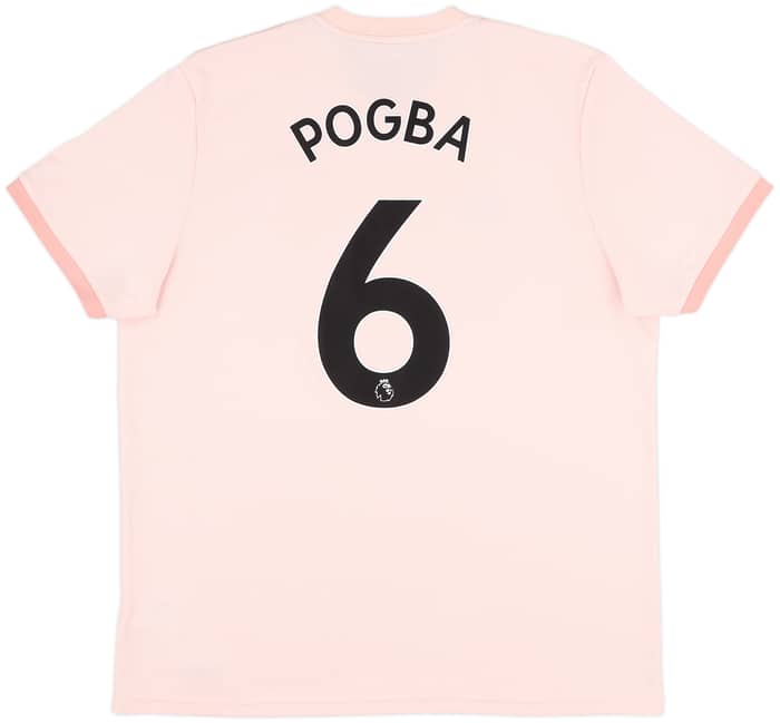 2018-19 Manchester United Away Shirt Pobga #6 - 9/10 - (XL)