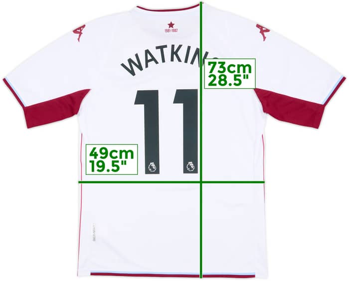 2021-22 Aston Villa Away Shirt Watkins #11 - 9/10 - (M)