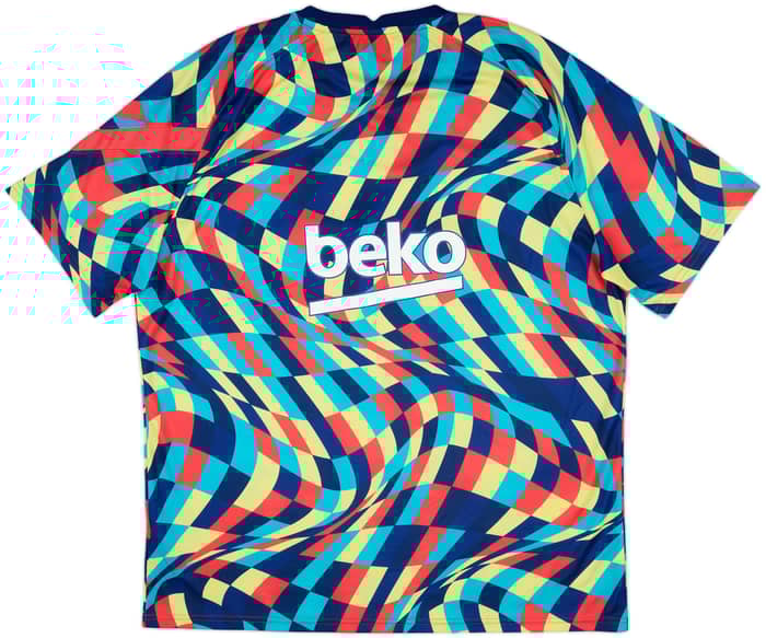 2021-22 Barcelona Nike Training Shirt - 10/10 - (XXL)