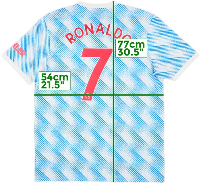 2021-22 Manchester United Away Shirt Ronaldo #7 - 6/10 - (L)