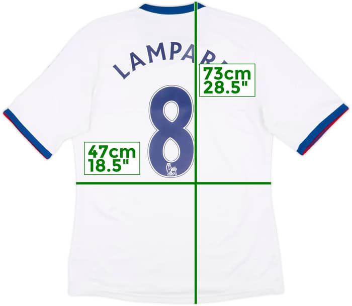 2013-14 Chelsea Away Shirt Lampard #8 - 9/10 - (M)