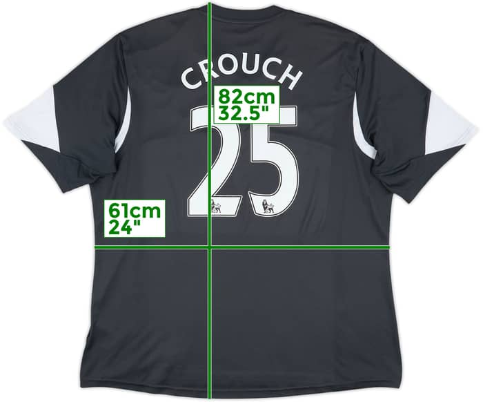 2013-14 Stoke City '150 Years' Away Shirt Crouch #25 - 9/10 - (XXL)