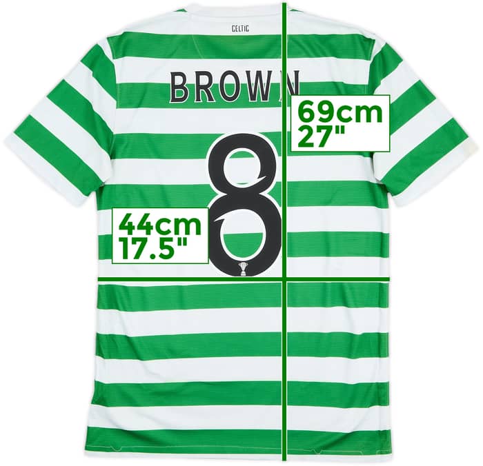 Camiseta de local del Celtic 2012-13 '125th Anniversary' Marrón #8 - 6/10 - (S)