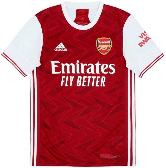 2020-21 Arsenal Home Shirt Saka #7 - 8/10 - (S)