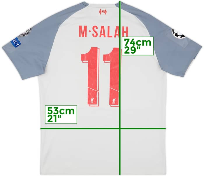 2018-19 Liverpool Third Shirt M. Salah #11 - 7/10 - (L)