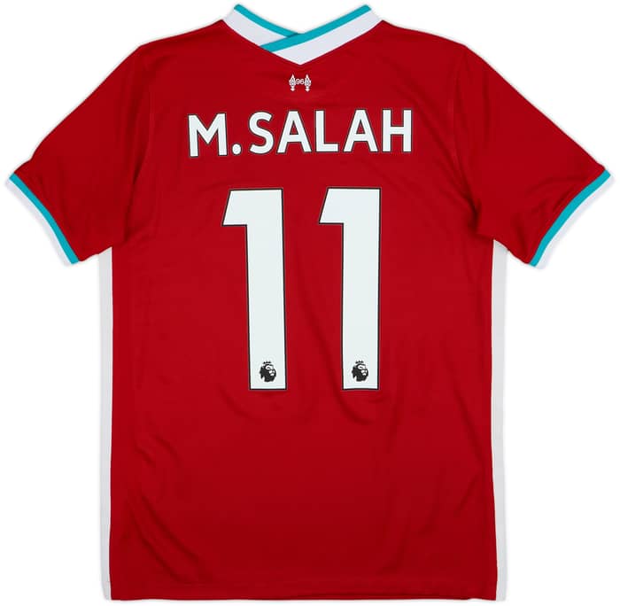 2020-21 Liverpool Home Shirt M.Salah #11 - 10/10 - (XL.Boys)
